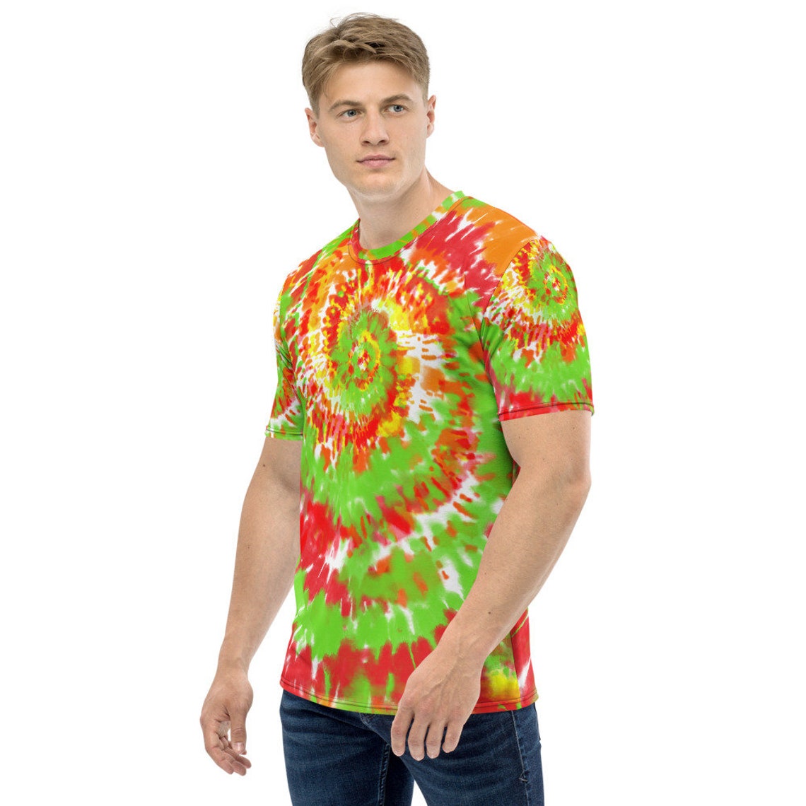 Tie Dye T Shirt Psychedelic Shirt Hippie T shirt Festival Etsy