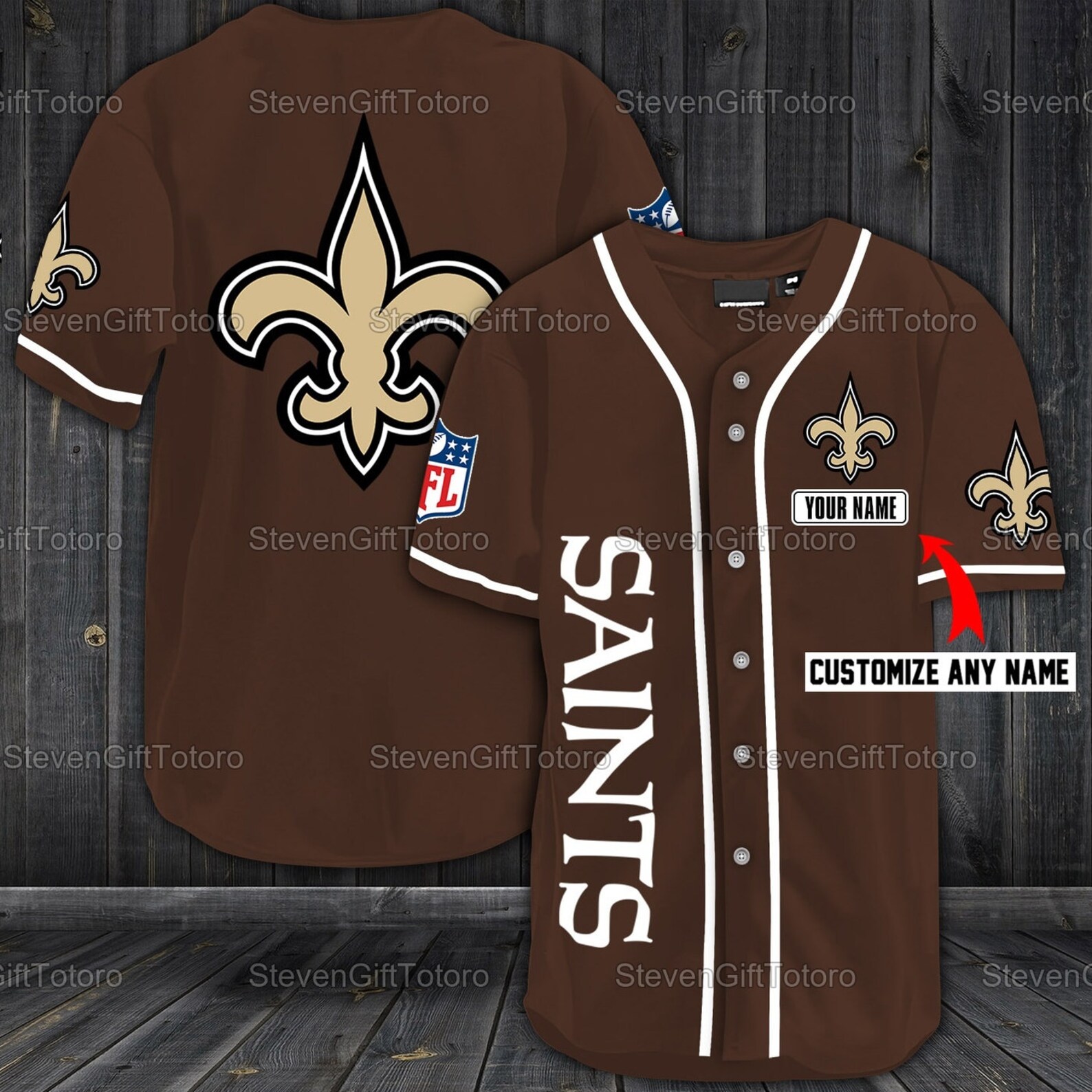 saints baseball shirt