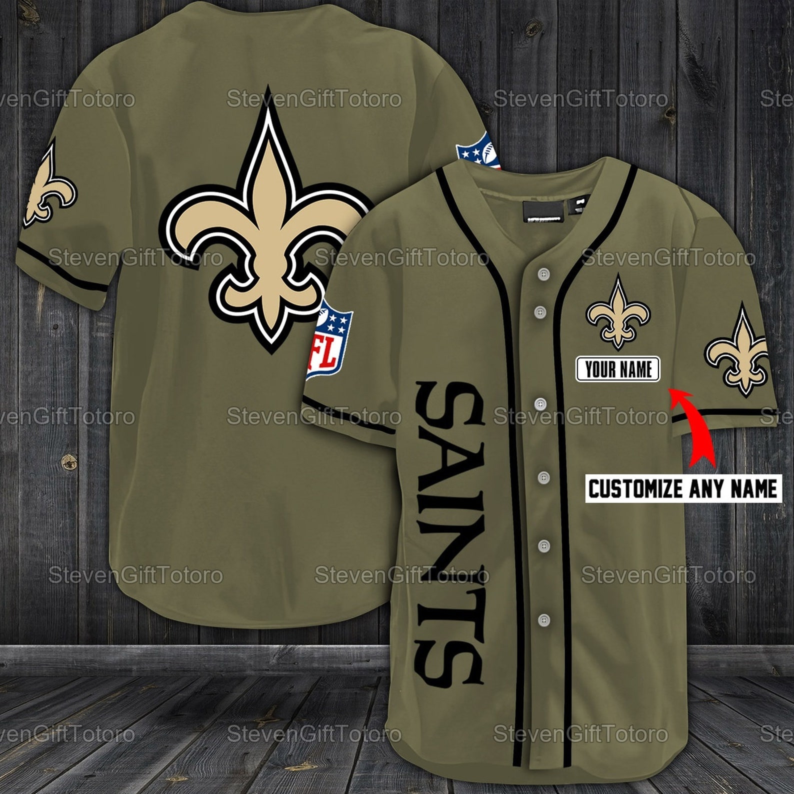 saints baseball shirt