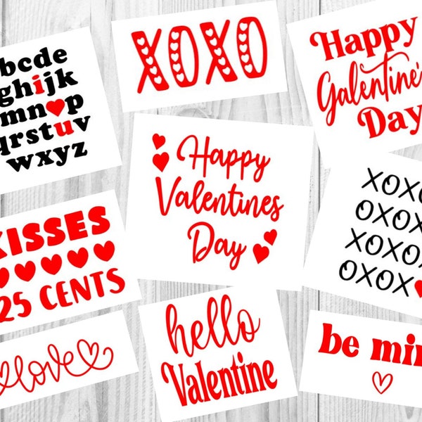 Valentine's Day Decals | Galentine's Day Decal| Happy Valentine's Day Decal | Valentine's Stickers | XOXO Decal | Be Mine Decal | Love Decal