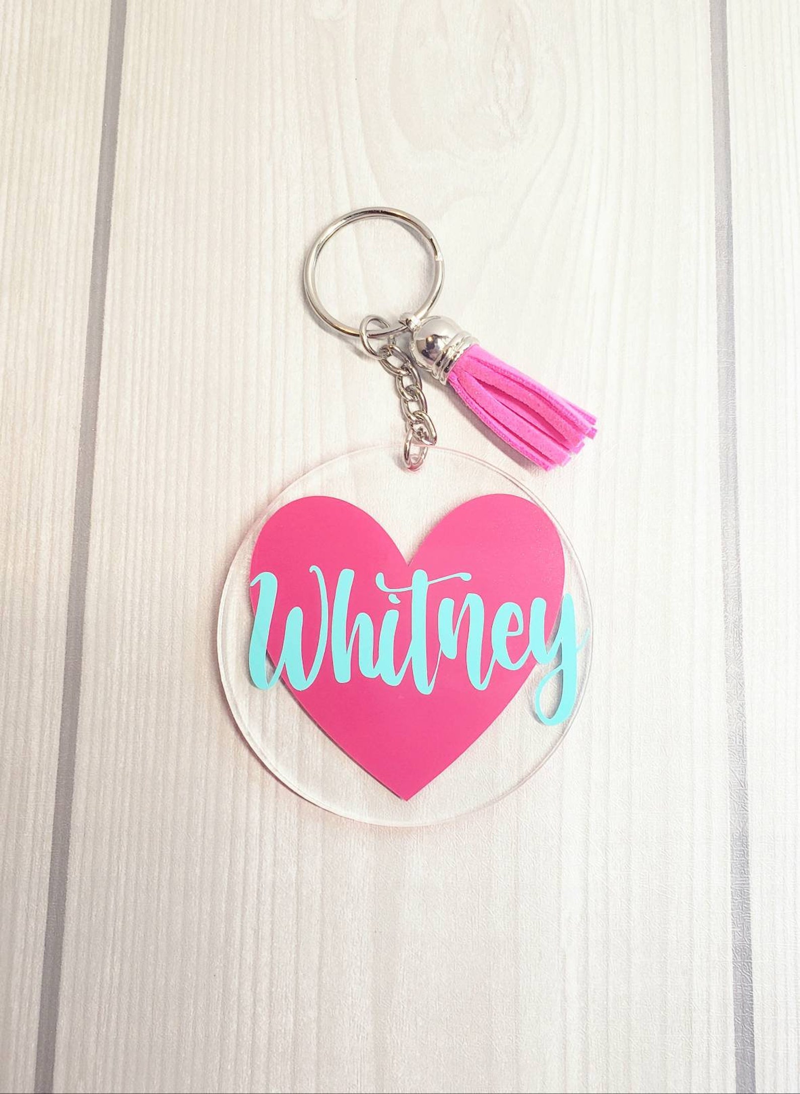 Personalized name keychain name keychains vinyl keychain etsy