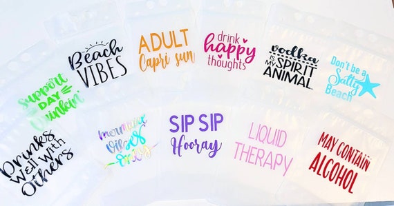 Drink Pouches Juice Pouches Alcohol Drink Pouches Reusable Drink Pouch Pool  Party Cup Adult Juice Pouch Party Cups Beach Drink 