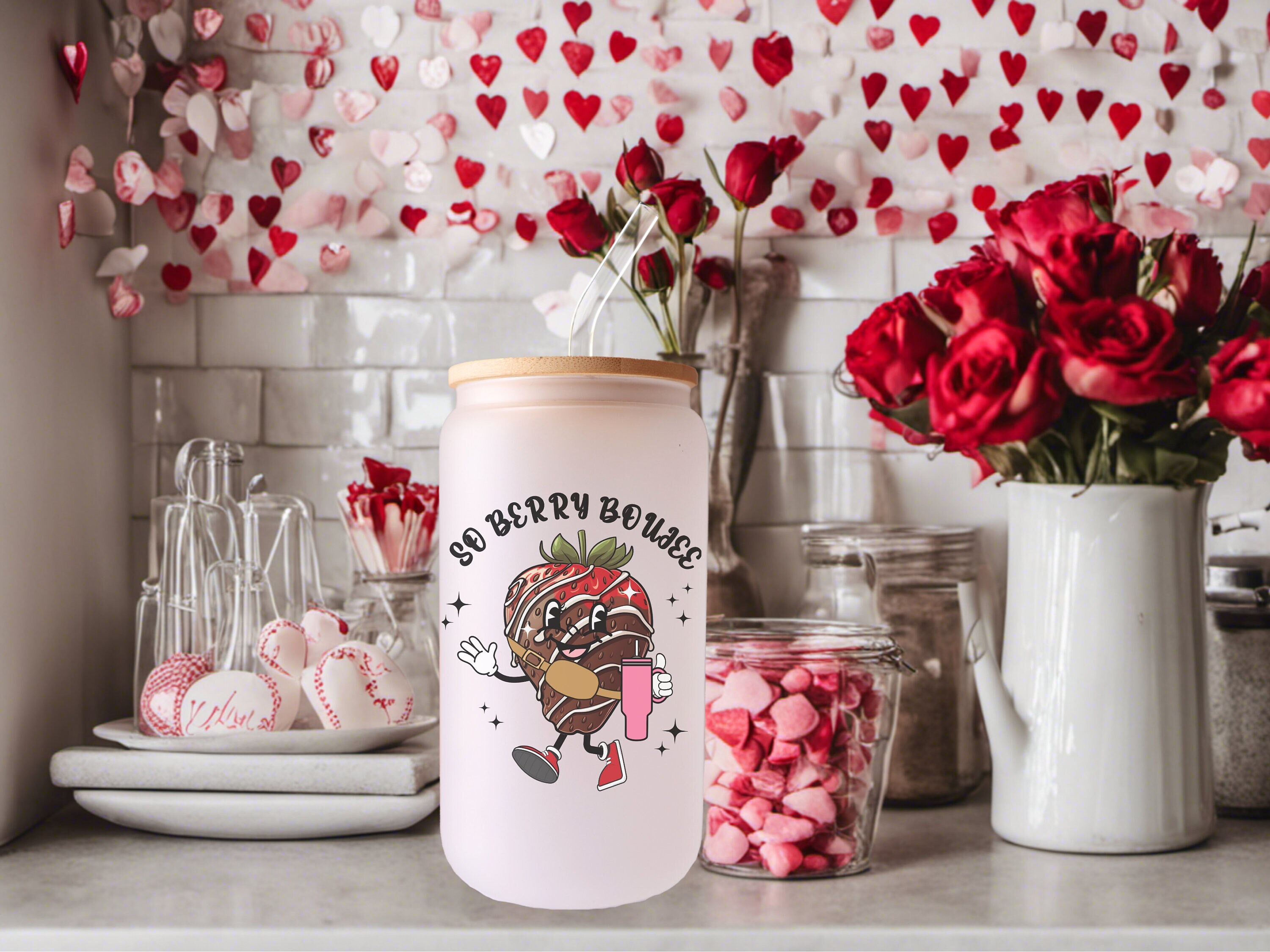 Valentine's Day Party Cups, Galentine's Day Cups, Happy