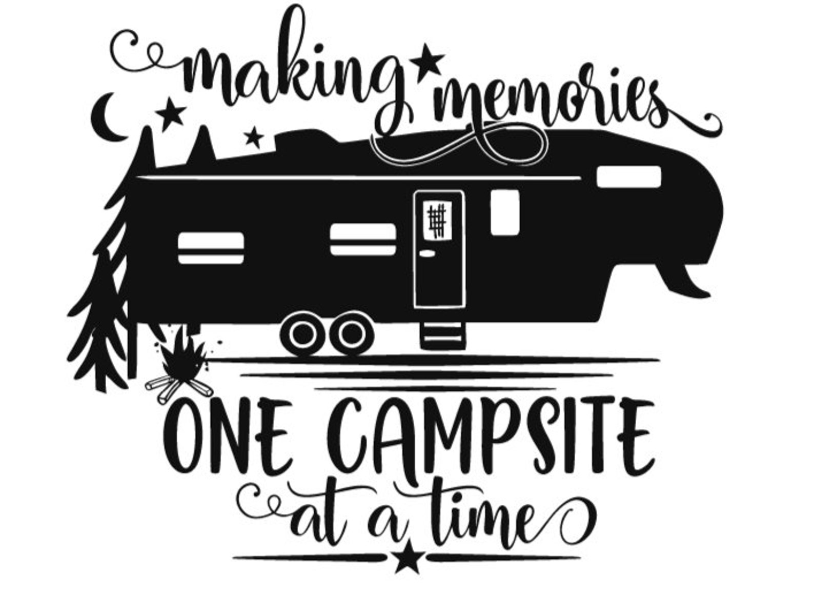 Camping Decals Camper Decals RV Decal Camper Decal Etsy
