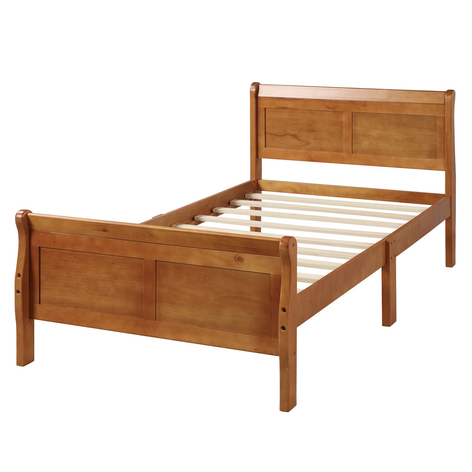 Solid Wood Twin Platform Bed Frame Etsy