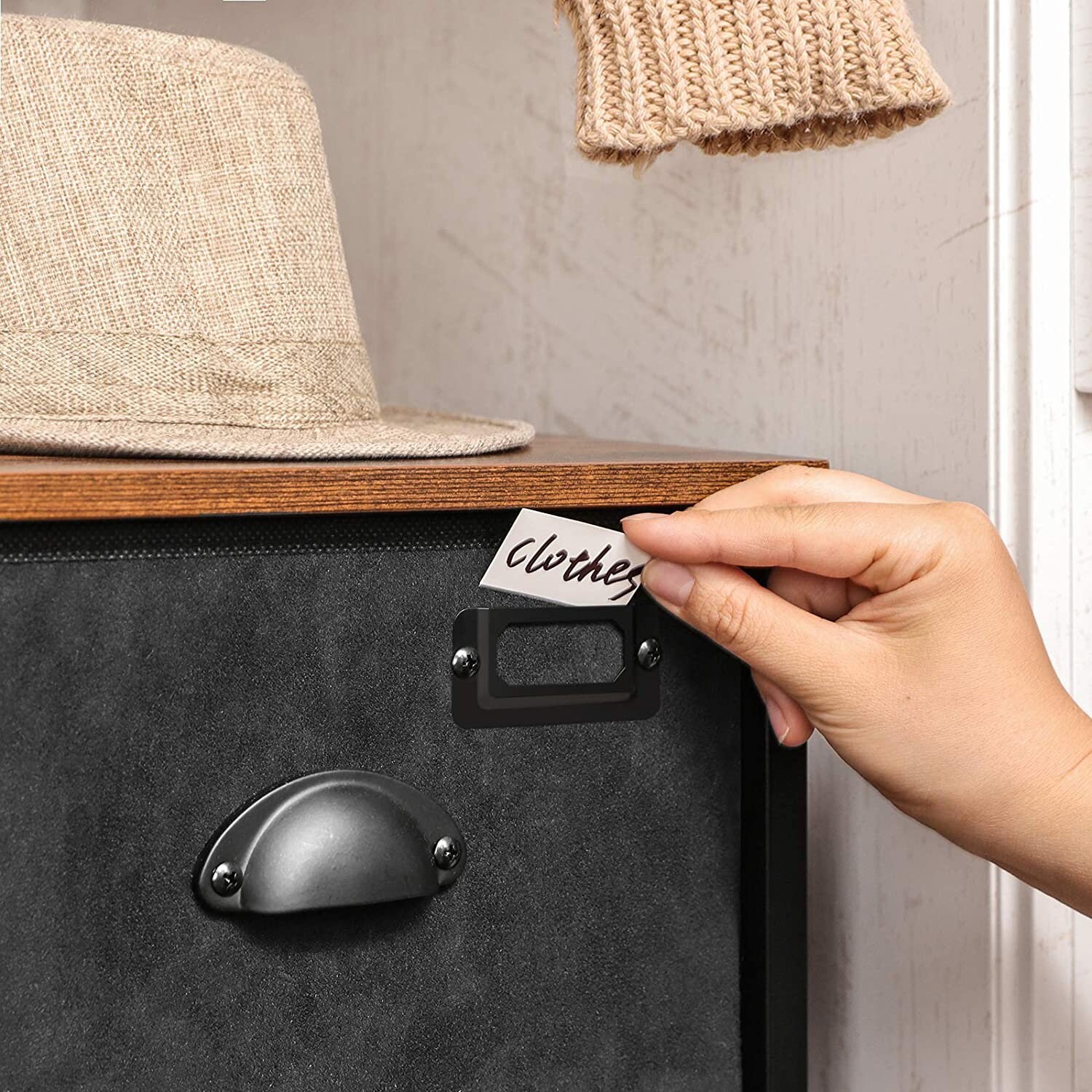 Aparador de dormitorio vertical industrial con ocho cajones de | Etsy