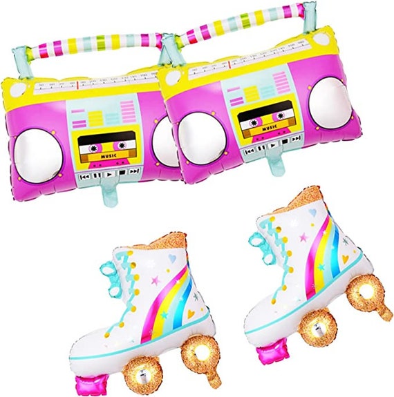 Roller skates Balloon garland, roller skates Party, roller skates