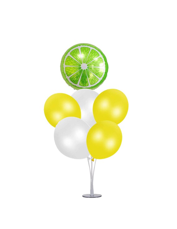 Lemon balloons, Lemon centerpiece, lemonade balloons, lemonade, Lemon Birthday, pink lemonade Party, lemon, lemon treat bags, pink lemonade Il_570xn