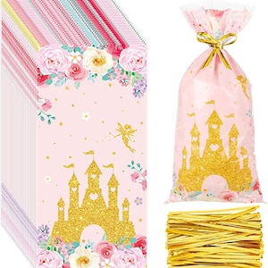 Princess treat Bags, Princess favor Bags, Princess birthday, Princess party favors, once upon a time treat bags, Princes, one-ce upon a time