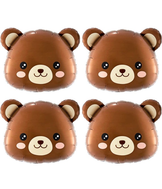 We Can Bearly Wait Bear Balloon, Bear Birthday Balloon Bouquet Set, Teddy Bear Baby Shower Decorations, bear balloons Il_570xn