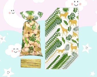 Safari treat Bags, safari party decor, safari birthday, safari favors, wild one treat bags, safari, safari party, wild one party favors