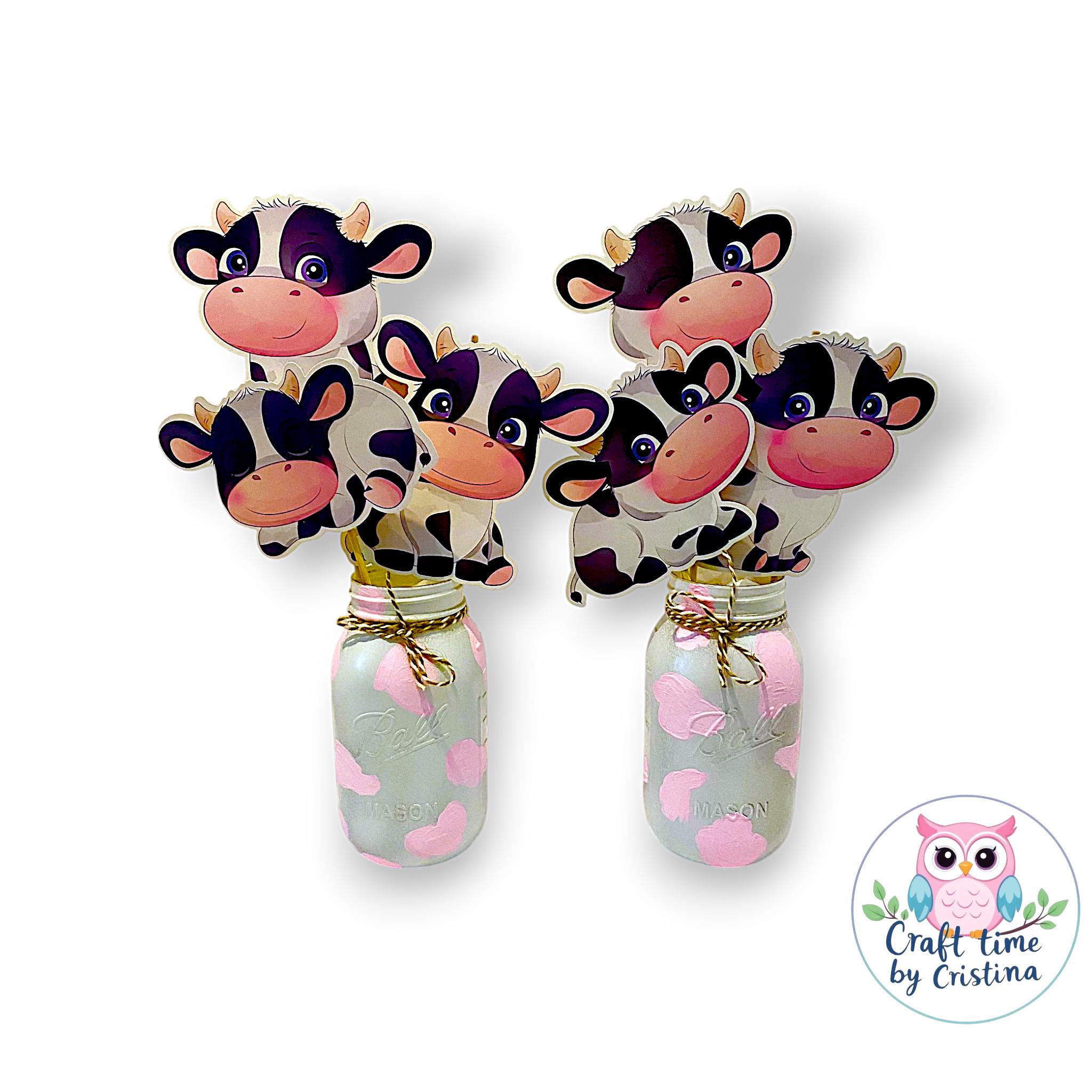 Cow Centerpieces, Cow Party Decorations, Cow Birthday, Cow Birthday ...