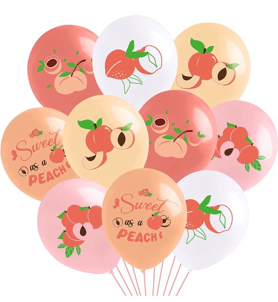 Sweet as a Peach Birthday, Sweet Peach 1st Birthday, Sweet as a Peach 1st Birthday Decoration, peach Birthday, peach balloons, peach decor Il_570xn