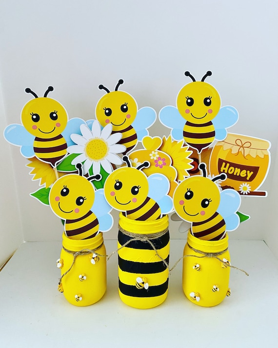 bumblebee-centerpiece-bee-party-bee-baby-shower-bumblebee-birthday