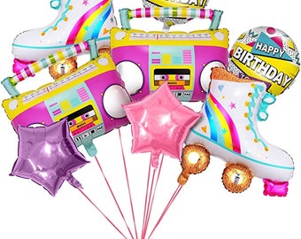 Roller skates Balloon garland, roller skates Party, roller skates Birthday, roller skates balloon, rollin decorations, roller skates, skates