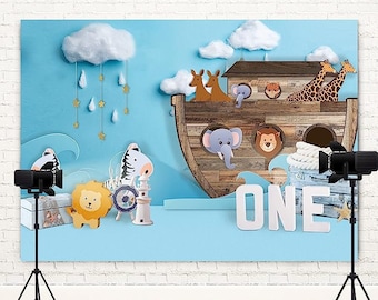 noah's ark backdrop, animals backdrop, noah's ark party, noah's ark Birthday, noah ark party, noah's ark favors, noah.s ark, noah ark favors