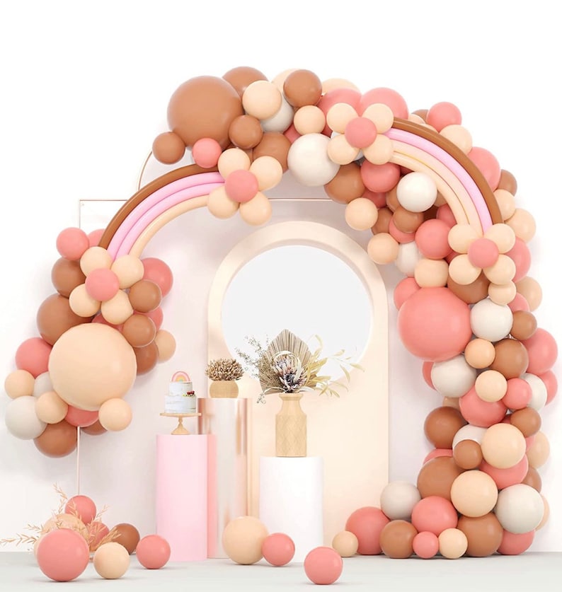 Boho Rainbow Balloon Kit Boho Rainbow Party Decorations. Etsy