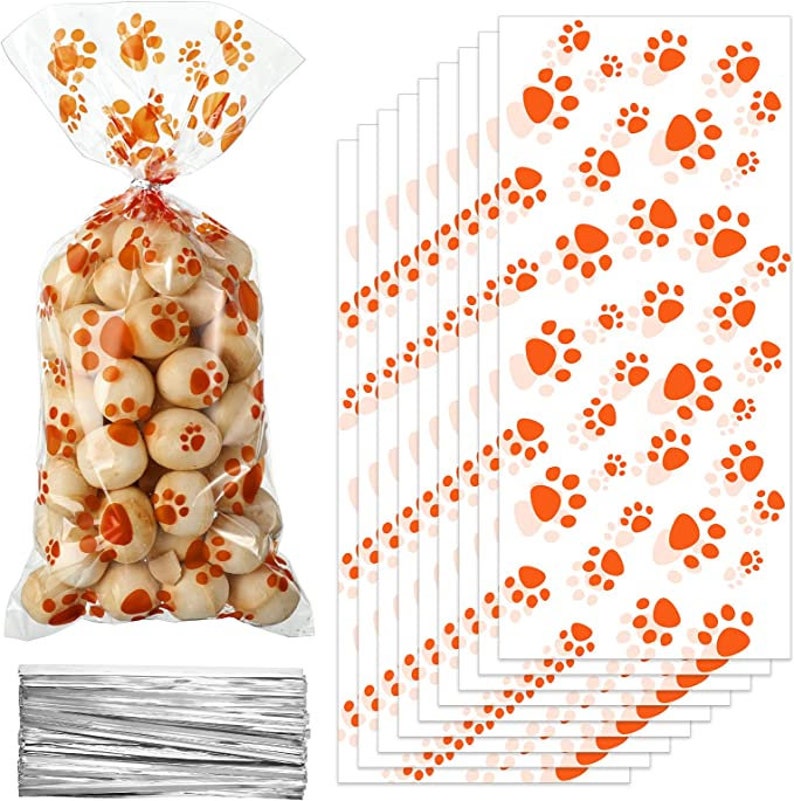 Dogs Treat Bags, dogs favor Bags, dogs Party decor, dogs birthday, dogs favors, lets pawty treat bags, lets pawty, lets pawty party image 5