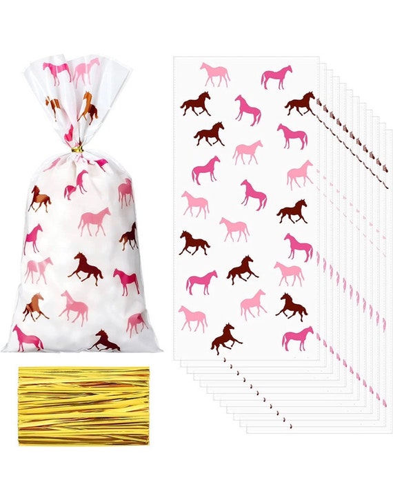 Horse Treat Bags Cowgirl Treat Bags Horse Birthday Horse Etsy
