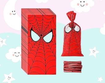 Super hero  treat Bags, Super hero favor Bags, super hero birthday, Super hero  party favors, super hero cellophane bags, super hero