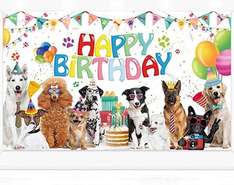 Lets pawty backdrop, puppy backdrop, pet birthday, dog birthday backdrop, lets pawty party, lets pawty birthday, lets pawty favors, pawty