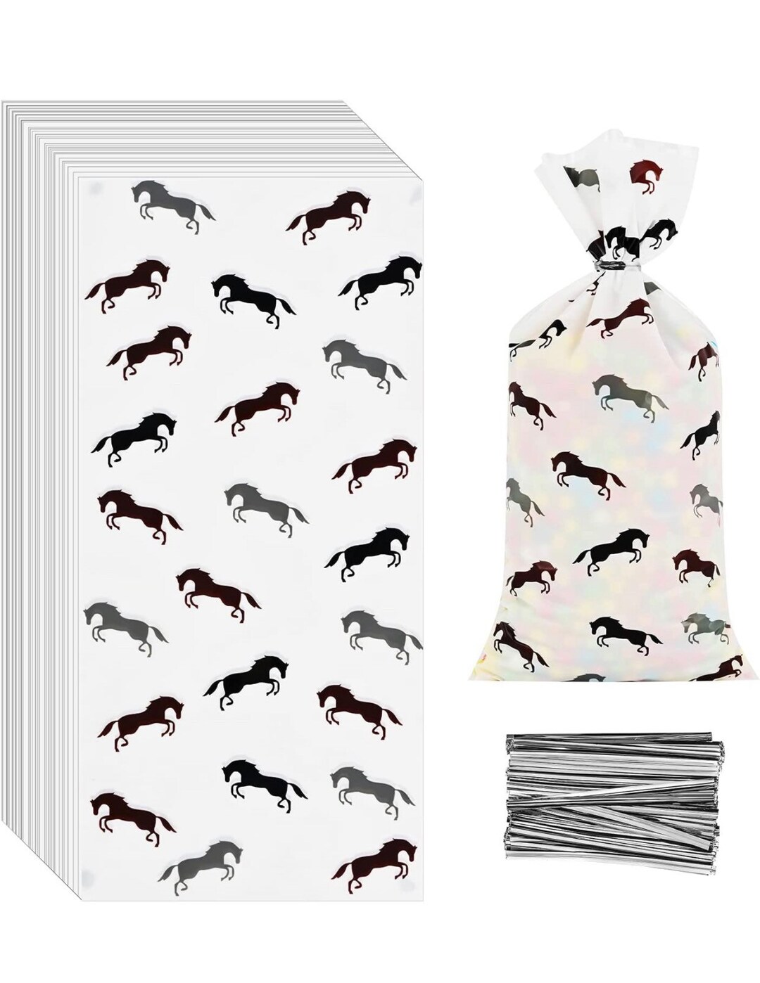 Horse Treat Bags Cowgirl Treat Bags Horse Birthday Horse Etsy