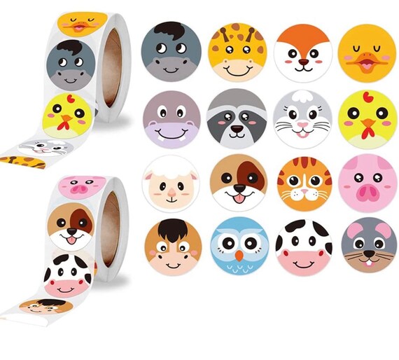 Farm Stickers, Farm Party, Farm Birthday, Farm party decor, stickers, animals stickers, animal party decor, farm, Il_570xn