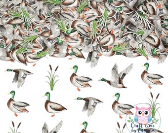 Mallard Duck confetti, Hunting Season Party Decor, Boys Hunter Theme, One lucky duck confetti, One lucky duck party, one lucky duck birthday