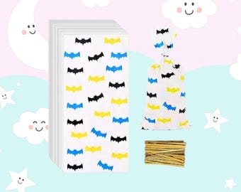Super hero  treat Bags, Super hero favor Bags, super hero birthday, Super hero  party favors, super hero cellophane bags, super hero
