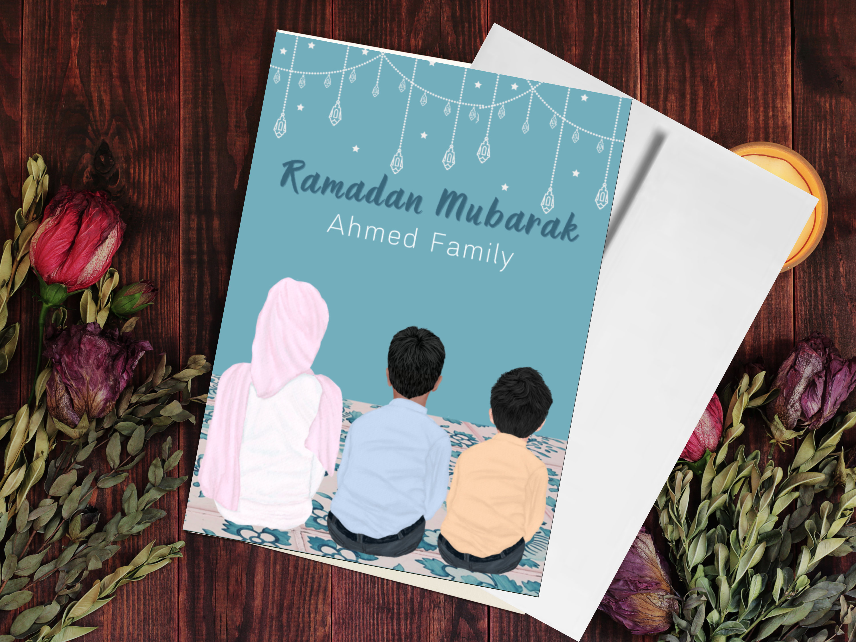 Ramadan Cards Custom Ramadan gifts Ramadan Mubarak cards Etsy
