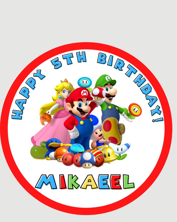 Custom Birthday Stickers Personalized Birthday Stickers Etsy