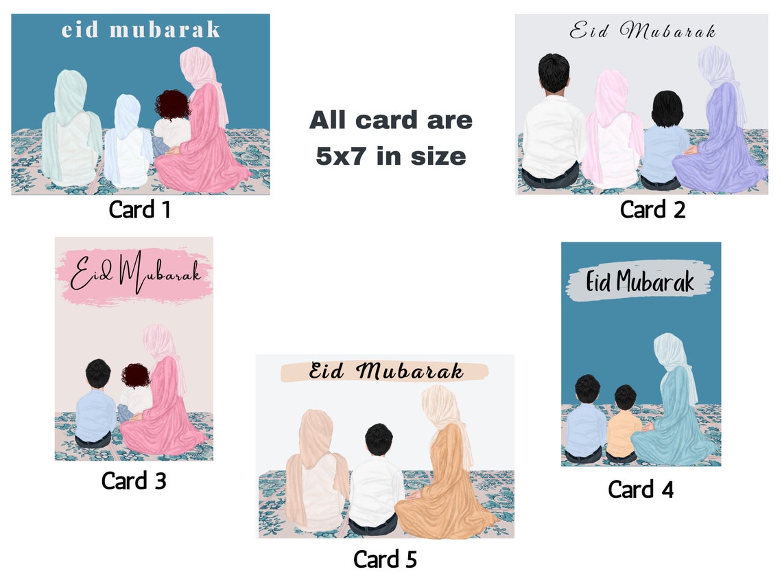 eid cards custom eid mubarak cards eid gifts personalized