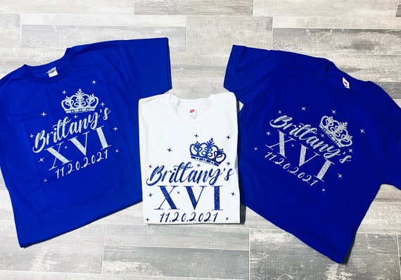 Sweet 16 Custom Shirts - Etsy
