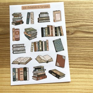 Autocollants - Livres rétro