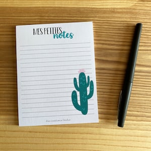 Notepad (25 sheets) - Cactus