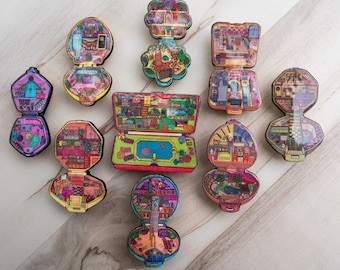 Kompakte Taschenpolly Pin Brosche