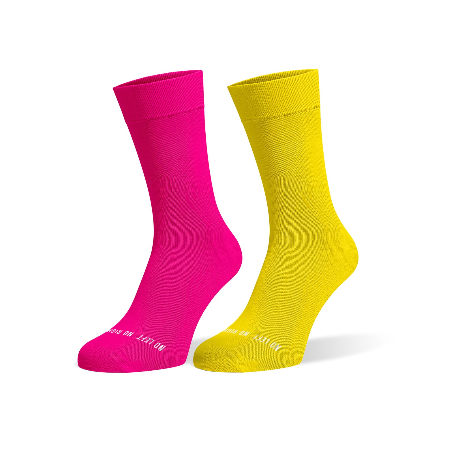 Onesck Yellow & Hot Pink Odd Socks Cool Socks Funky Socks Happy Socks