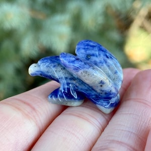 Mini Crystal Eagle, crv149, Crystal Eagle Carving, Crystal Bird