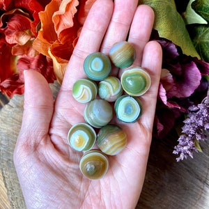 Mini Angel Eye Agate Sphere, RARE, sph104, Mini Crystal Sphere