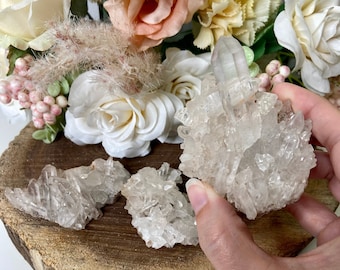 Clear Quartz Cluster, Crystal Specimen, spc111