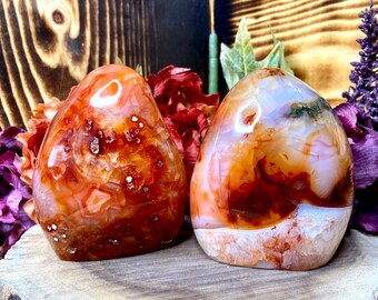 Red Agate Freeform, msc106, Crystal Freeform, Carnelian Freeform