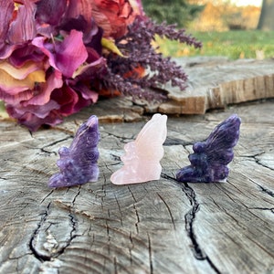 Crystal Fairy, Mini Crystal Fairy, crv138, Purple Mica Fairy, Rose Quartz Fairy