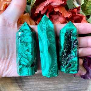 Malachite Tower, Crystal Tower, twr235, High Quality Malachite Point