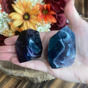 Fluorite Freeform, spc135, Crystal Freeform, Rainbow Fluorite