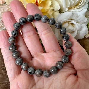 Yooperlite Bracelet, Crystal Bracelet, Bead Bracelet, 8mm Beaded Bracelet