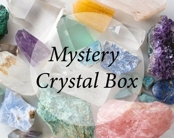 Mystery Crystal Box, Surprise Box of Crystals, Crystal Grab Bag