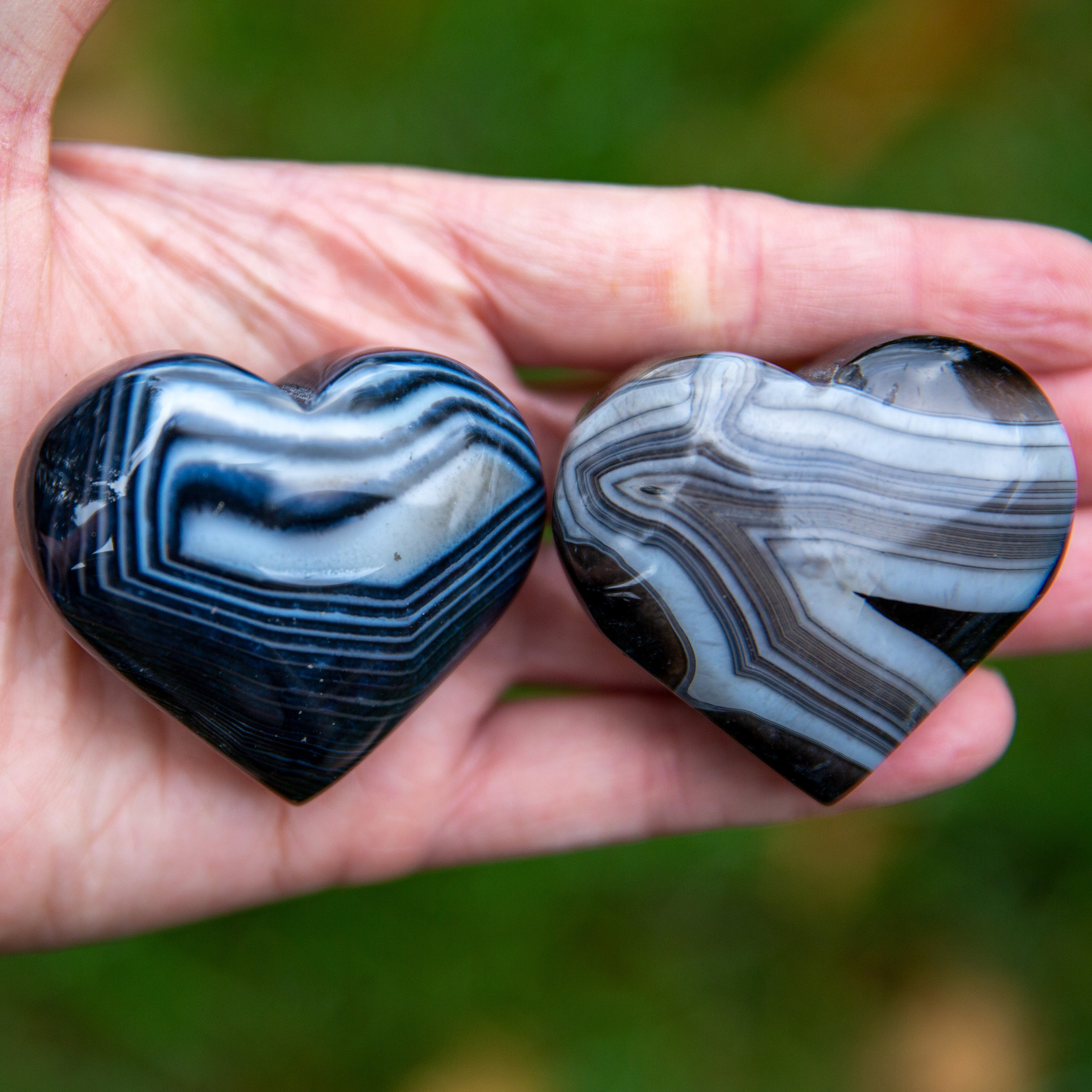 Black Agate Heart, Crystal Heart, Black Sardonyx, Shp126 - Etsy