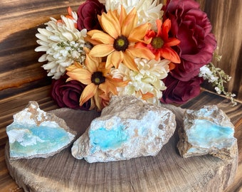Blue Aragonite Specimen, spc142, Blue Aragonite Cloud, Crystal Specimen