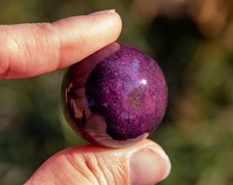 Purpurite Sphere, sph109, 28mm Sphere, Mini Crystal Sphere