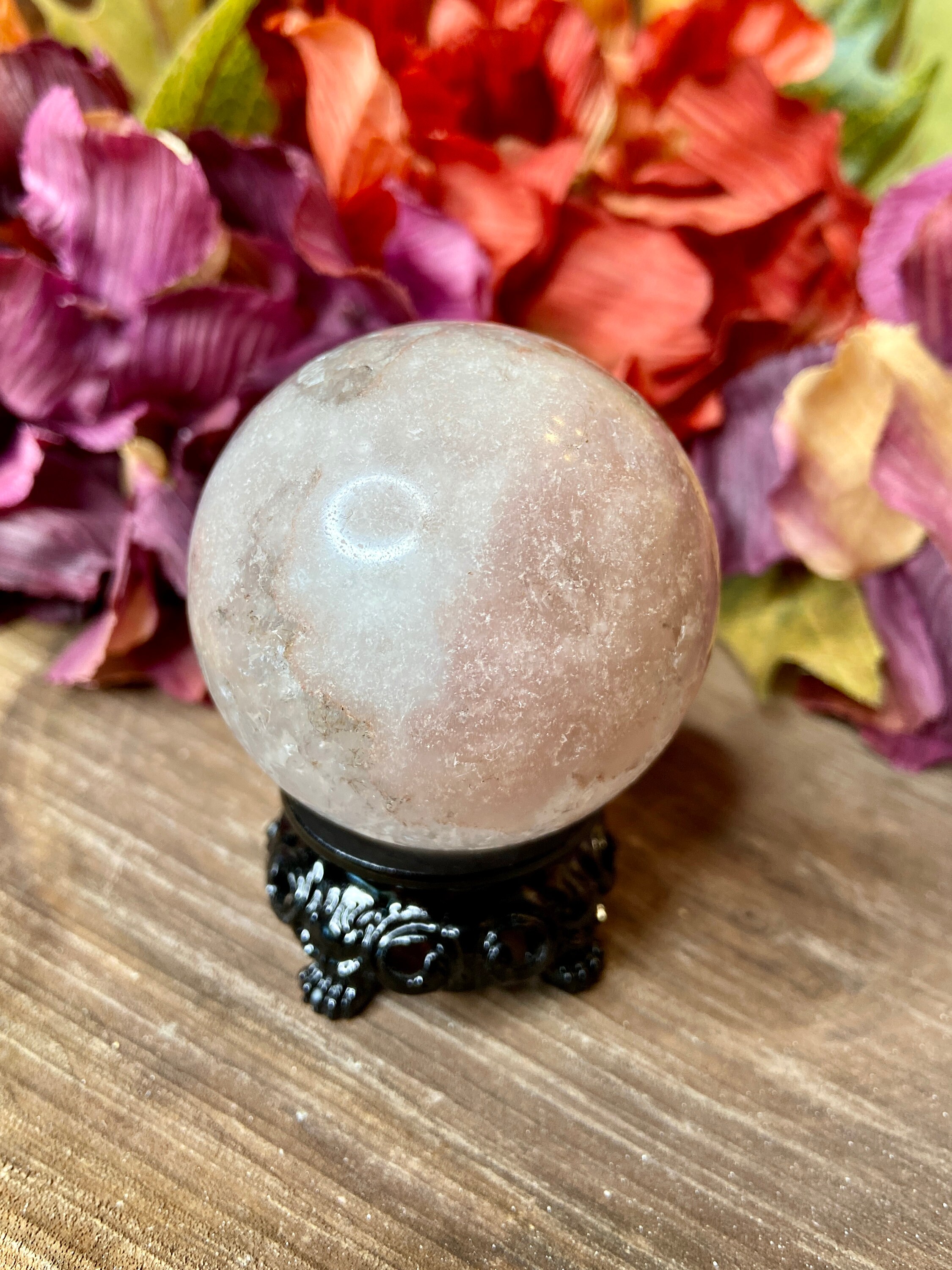 ピンク アメジスト スフィア、sph135、#1、ドゥルージー ピンク